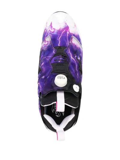 Reebok Instapump Fury Sneakers In Multicolor Nylon In Purple