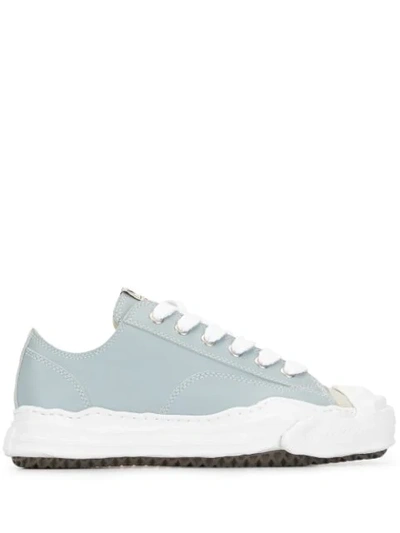 Shop Miharayasuhiro Low-top Lace-up Sneakers In Blue