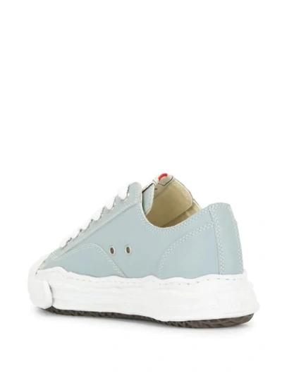 Shop Miharayasuhiro Low-top Lace-up Sneakers In Blue