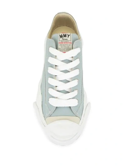 Shop Miharayasuhiro Low-top Lace-up Sneakers In Blue