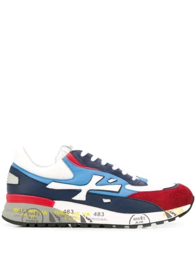 Shop Premiata Django Sneakers In Blue