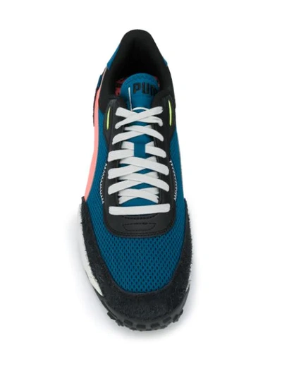 Shop Puma Future Rider Low-top Trainers In Blue