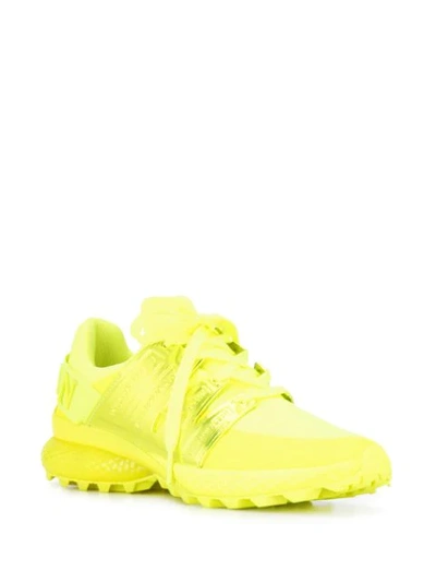 Shop Philipp Plein Runner Super Champ Low-top Trainers In Yellow