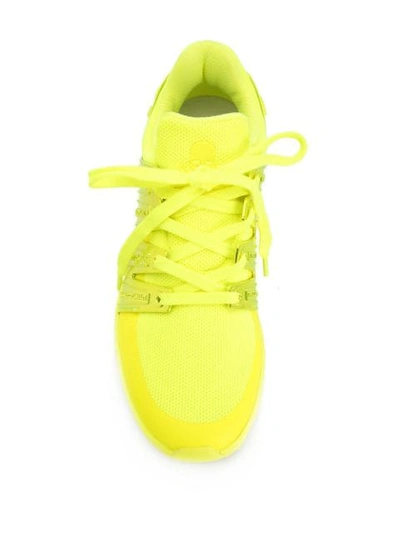 Shop Philipp Plein Runner Super Champ Low-top Trainers In Yellow