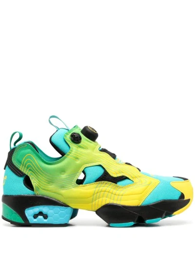 Shop Reebok X Chromat Instapump Fury Sneakers In Blue