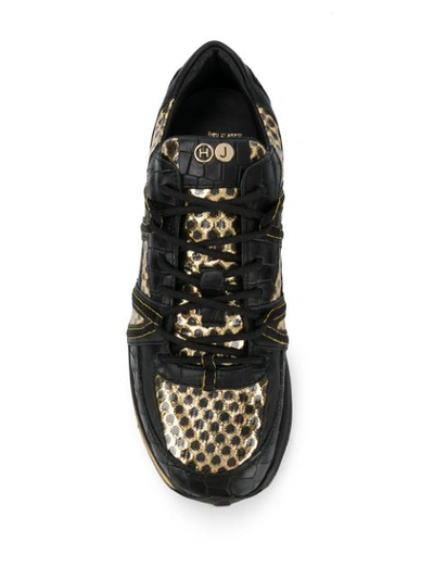 Shop Hide & Jack Unisex Chunky Sole Trainers In Gold