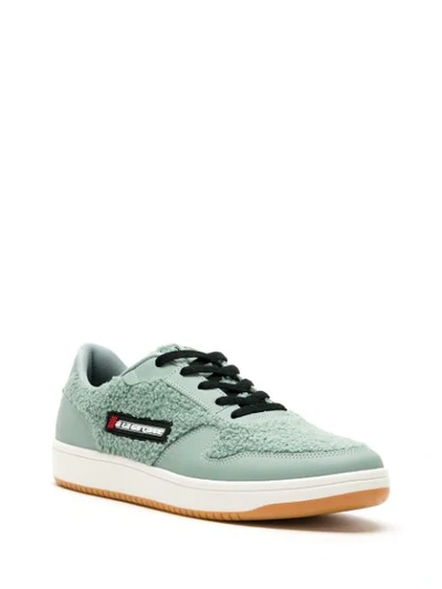 Shop À La Garçonne Skid Fur Sneakers In Green