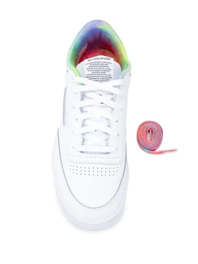 Shop Reebok Club 85 Pride Sneakers In White