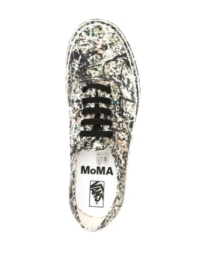 Shop Vans X Moma Jackson Pollock Low-top Sneakers In Black