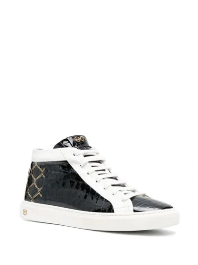 Hide & Jack X Mesut Özil The Cage Leather Sneakers In Blue