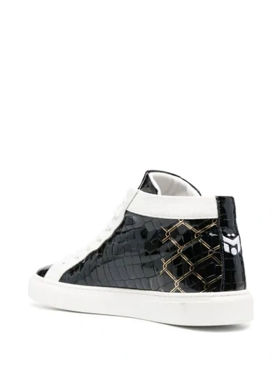 Hide & Jack X Mesut Özil The Cage Leather Sneakers In Blue