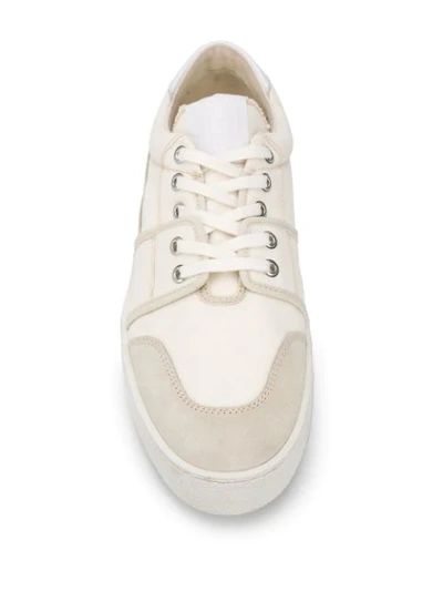 Shop Ami Alexandre Mattiussi Ami De Coeur Flatform Sneakers In White