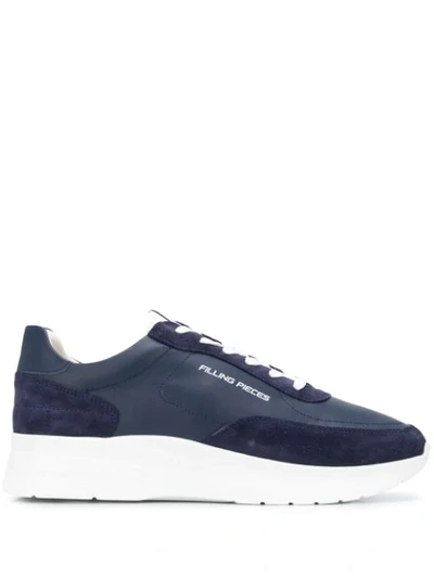 Shop Filling Pieces Moda Jet Runner Lace-up Sneakers In Blue