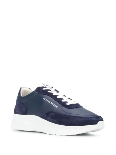 Shop Filling Pieces Moda Jet Runner Lace-up Sneakers In Blue