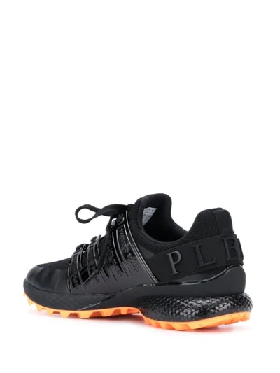 Shop Philipp Plein Super Champ Sneakers In Black