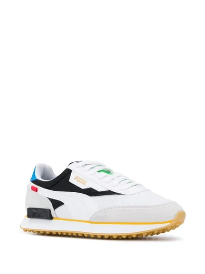 Shop Puma Rider The Unity Collection Sneakers In White