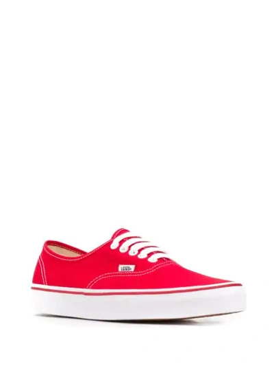 Vans Authentic Low-top Sneakers In Red