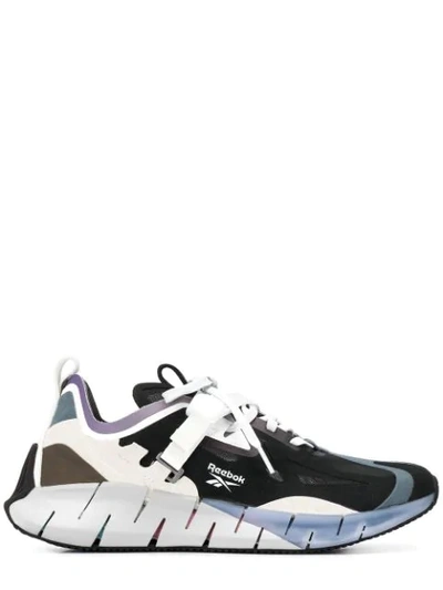 Reebok Zig Kinetica Co Sneakers In Black Synthetic Fibers In Black