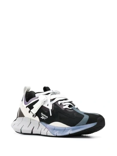 Reebok Zig Kinetica Co Sneakers In Black Synthetic Fibers In Black