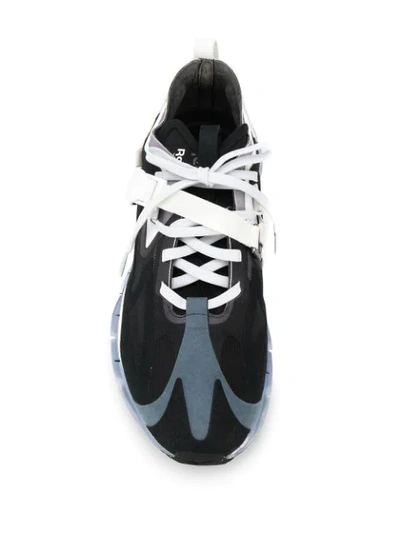 Reebok Zig Kinetica Co Sneakers In Black Synthetic Fibers In Black