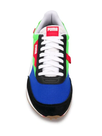 Shop Puma Future Rider Sneakers In Green