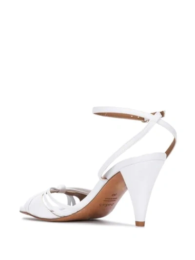 Shop Ba&sh Calas Strappy Sandals In White