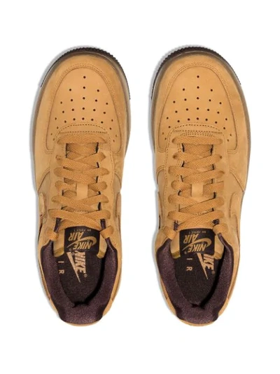 Shop Nike Air Force 1 Low-top Sneakers In Yellow