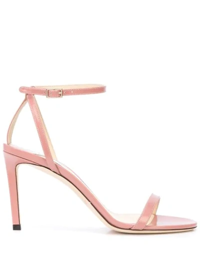 Shop Jimmy Choo Minny 85mm Sandals In Pink