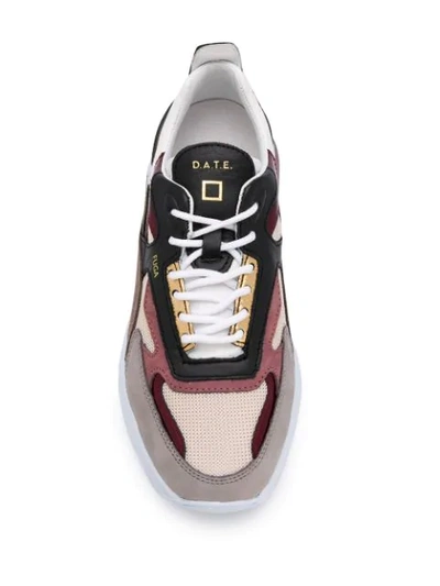 Shop D.a.t.e. Fuga Dragon Low-top Sneakers In White