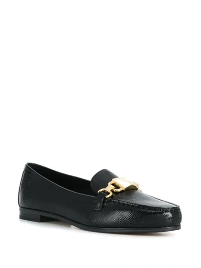 Shop Michael Michael Kors Stud-embellished Loafers In Black