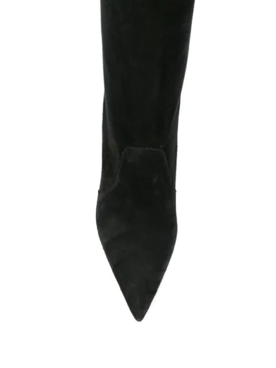 Shop Alexandre Vauthier Wayne Ankle Boots In Black