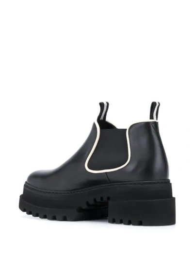 Shop Bally Giordy Platform Booties In Black