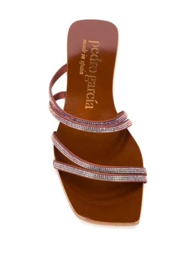 Shop Pedro Garcia Kalene Open-toe Sandals In Brown