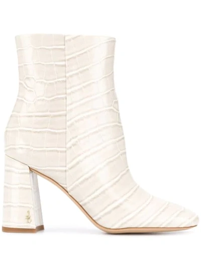 White sam hotsell edelman booties