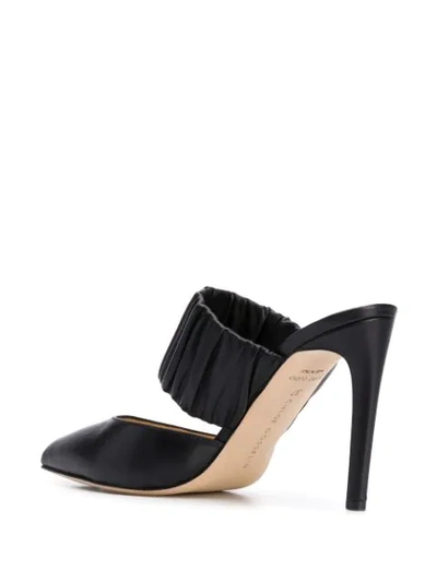 Shop Chloe Gosselin Kiera 100mm Mules In Black