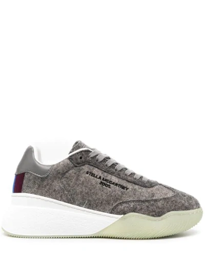 Shop Stella Mccartney Loop Low-top Sneakers In Grey