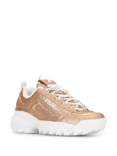 Fila Disruptor Glimmer Sneakers In Gold | ModeSens