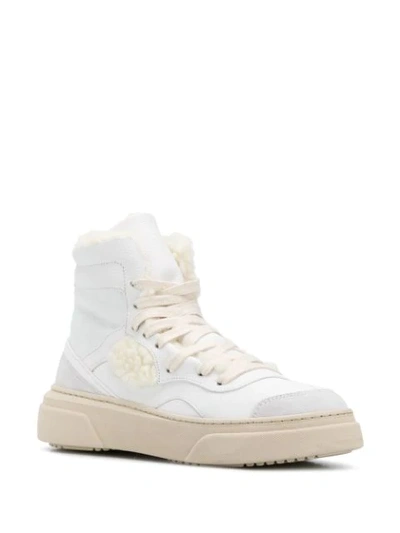 Shop Dorothee Schumacher Sporty Movement High-top Trainers In White