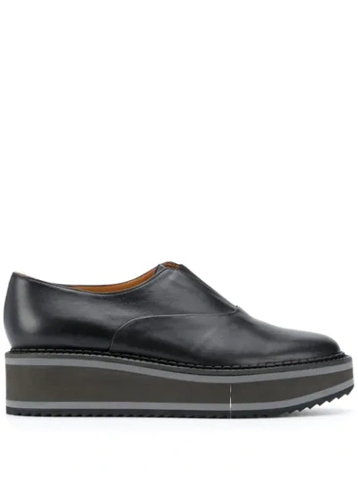 Shop Clergerie Bennie Platform Loafers In Black