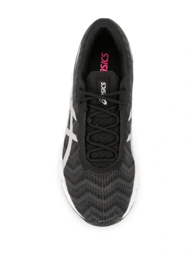 Shop Asics Lace-up Trainers In Black
