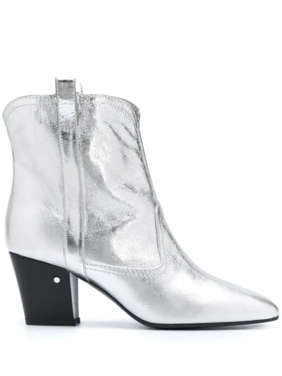 Shop Laurence Dacade Sheryll Ankle Boots In Silver