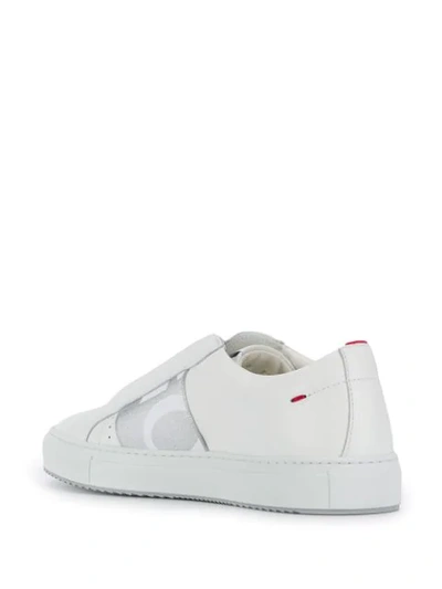 Shop Hugo Low-top Slip-on Sneakers In White