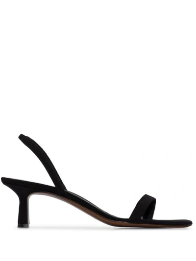 Shop Neous Tulip 55mm Slingback Sandals In Black