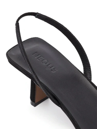 Shop Neous Tulip 55mm Slingback Sandals In Black