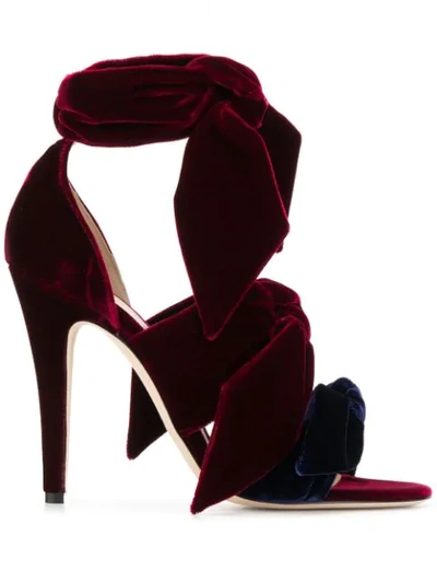 Shop Gia Couture 100mm Katia Pumps In Red