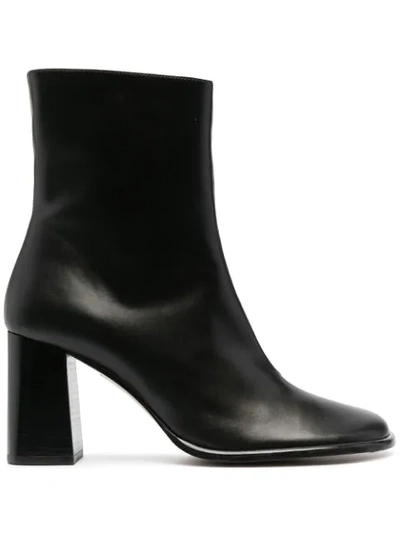 Shop Abra Duck Bill-toe Boots In Black
