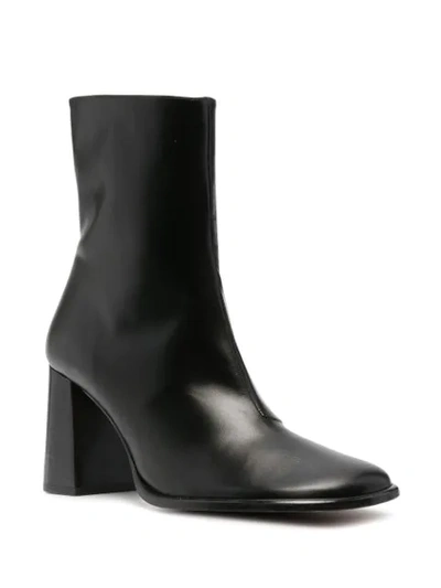 Shop Abra Duck Bill-toe Boots In Black