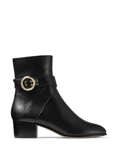 Shop Jimmy Choo Blanka 40mm Boots In Black