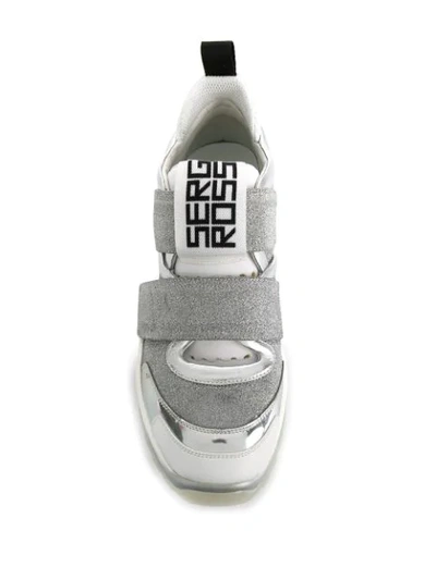 Shop Sergio Rossi Sergio Extreme Sneakers In Silver