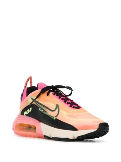 Nike Air Max 2090 Sneaker In Orange And Pink In Pink